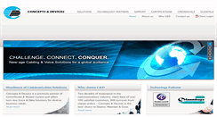 Desktop Screenshot of conceptsanddevices.com
